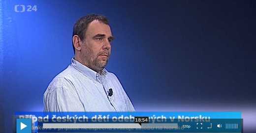 Vratislav Hlásek v pořadu Studio ČT24